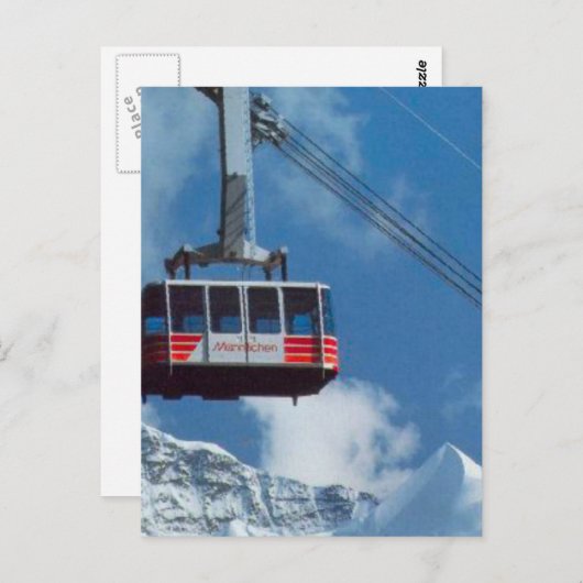 Zwitserse spoorwegen; Station Hassliberg Briefkaart (Voorkant / Achterkant)