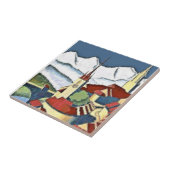 Zwitserse stad tegeltje (Zijkant)