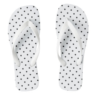 Zwitserse Stippen in het wit Sandalen Teenslippers