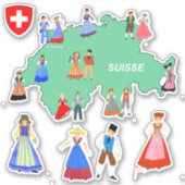 Zwitserse straling sticker (Voorkant)