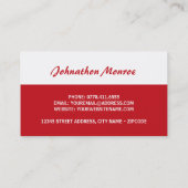 Zwitserse Taxi-vlag Visitekaartje (Achterkant)