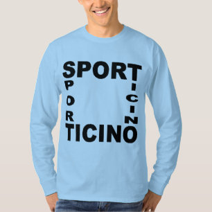 ZWITSERSE TICINO Blauw T-shirt