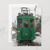 Zwitserse trams bij BVB M-Parc depot, Bazel Briefkaart (Voorkant / Achterkant)