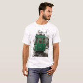 Zwitserse trams bij BVB M-Parc depot, Bazel T-shirt (Voorkant volledig)