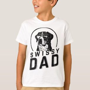 Zwitserse vaderhond eigenaar cadeaus voor mannen g t-shirt