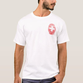 Zwitserse vingerafdruk t-shirt