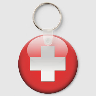 Zwitserse vlag 2.0 sleutelhanger