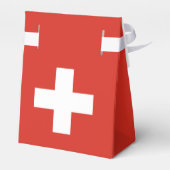 Zwitserse vlag bedankdoosjes (Achterkant)