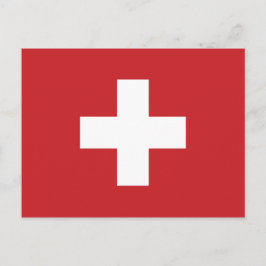 Zwitserse vlag briefkaart