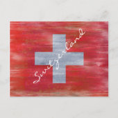 Zwitserse vlag briefkaart (Voorkant)