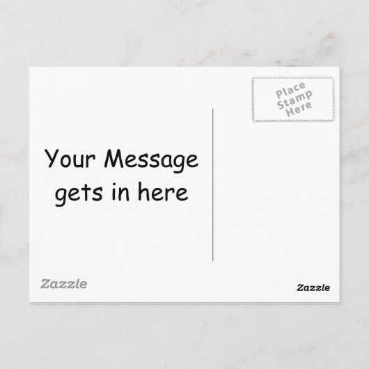 Zwitserse vlag briefkaart (Achterkant)