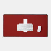 Zwitserse vlag bureaumat (Keyboard & Muis)