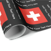 Zwitserse vlag cadeaupapier (Rol Hoek)