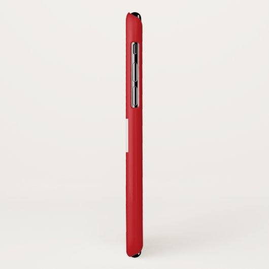 Zwitserse vlag Case-Mate iPhone case (Achterkant/links)