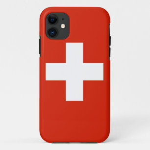 Zwitserse vlag iPhone 11 hoesje