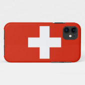 Zwitserse vlag Case-Mate iPhone case (Achterkant (horizontaal))