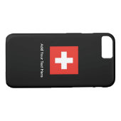 Zwitserse vlag Case-Mate iPhone case (Achterkant (Horizontaal))