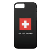 Zwitserse vlag Case-Mate iPhone case (Achterkant)