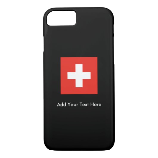 Zwitserse vlag Case-Mate iPhone case (Achterkant)