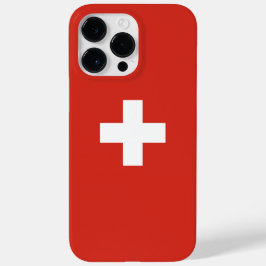 Zwitserse vlag Case-Mate iPhone 14 pro max hoesje