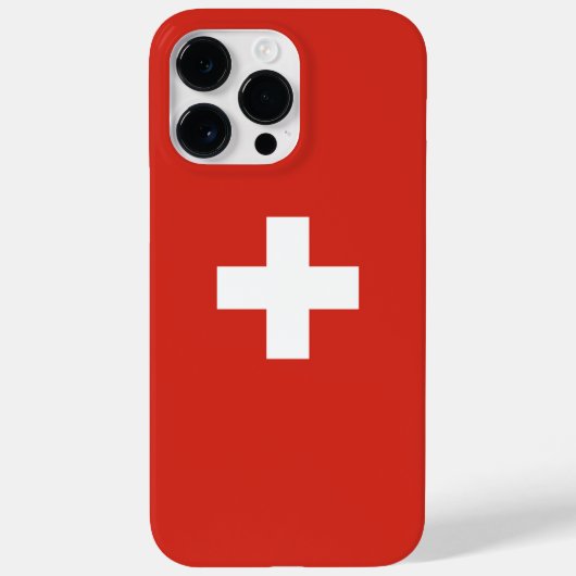 Zwitserse vlag Case-Mate iPhone case (Achterkant)