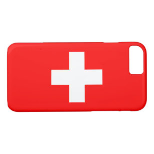 Zwitserse vlag 	iPhone 8/7 hoesje