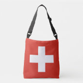 Zwitserse vlag crossbody tas (Voorkant)
