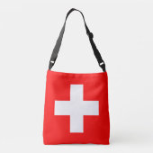 Zwitserse vlag crossbody tas (Achterkant)