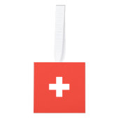 Zwitserse vlag decoratie (Voorkant)