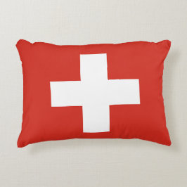 Zwitserse vlag decoratief kussen