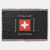 Zwitserse vlag deken (Voorkant)