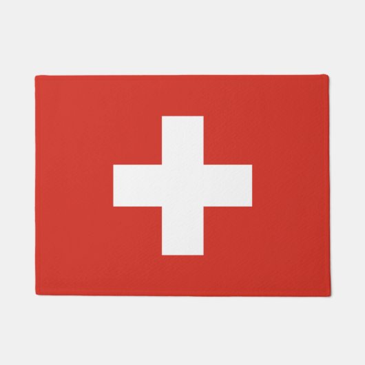 Zwitserse vlag deurmat (Voorkant)