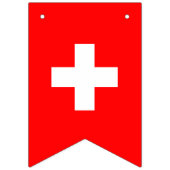 Zwitserse vlag en Zwitserland Banners/bruiloften Vlaggetjes (Eerste vlag)