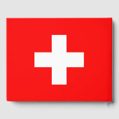 Zwitserse vlag gastenboek (Achterkant)