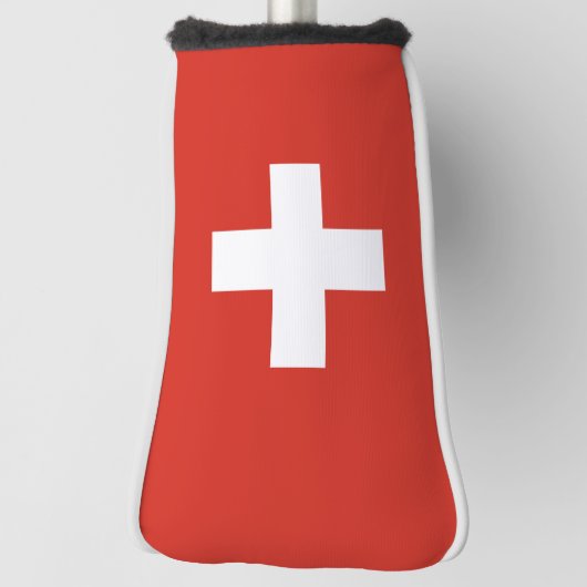 Zwitserse vlag golfheadcover (Draai 90)