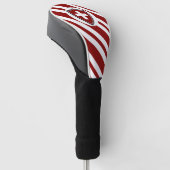 Zwitserse vlag golfheadcover (Schuin)