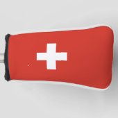 Zwitserse vlag golfheadcover (Voorkant)
