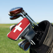 Zwitserse vlag golfheadcover (Insitu)
