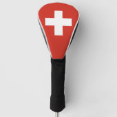 Zwitserse vlag golfheadcover (Voorkant)