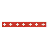 Zwitserse vlag grosgrain lint (Voorkant)