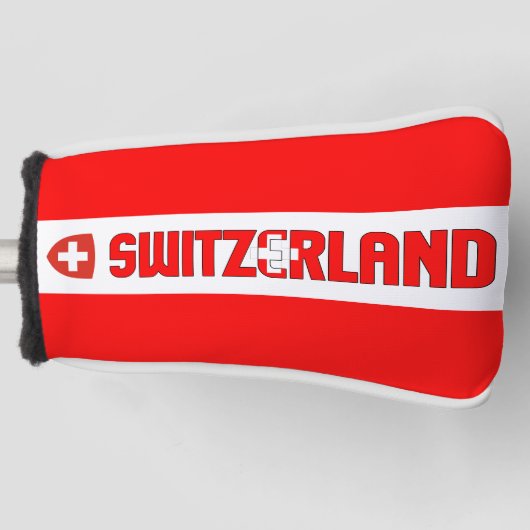 Zwitserse vlag - Gulpcove Golfheadcover (Voorkant)