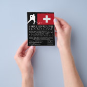 Zwitserse vlag, hockeyspeler, Camp Adverteren Flye Flyer (Hand)