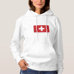 Zwitserse vlag hoodie