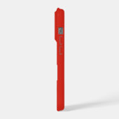Zwitserse vlag iPhone hoesje (Linkerkant)