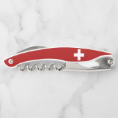 Zwitserse vlag kurkentrekker (Achterkant)