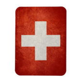 Zwitserse vlag magneet (Verticaal)