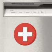 Zwitserse vlag magneet (Insitu (Vaatwasser))