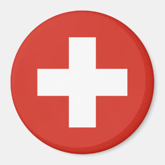 Zwitserse vlag magneet