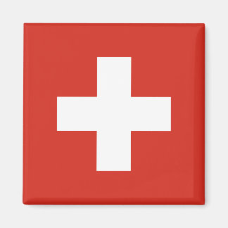 Zwitserse vlag magneet