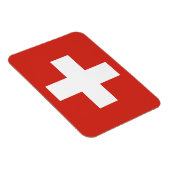 Zwitserse vlag magneet (Rechterzijde)